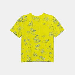 United Colors of Benetton tricou de bumbac pentru copii culoarea verde