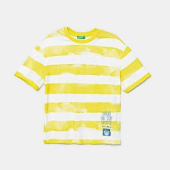 United Colors of Benetton tricou de bumbac pentru copii culoarea verde