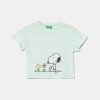 United Colors of Benetton tricou de bumbac pentru copii culoarea verde