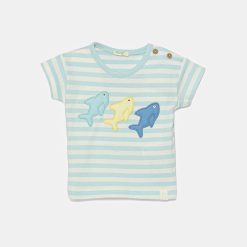 United Colors of Benetton tricou din bumbac pentru bebeluși cu imprimeu