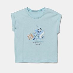 United Colors of Benetton tricou din bumbac pentru bebeluși cu imprimeu