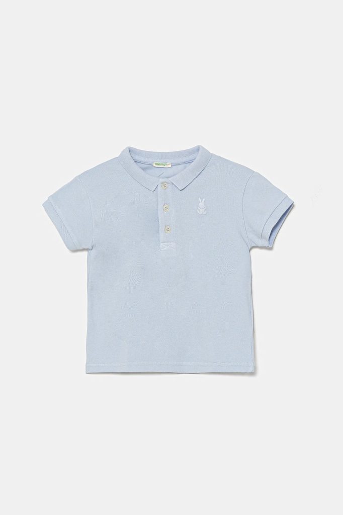 United Colors of Benetton tricou polo pentru copii uni