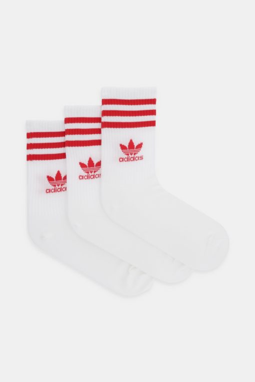 adidas Originals sosete 3-pack culoarea alb