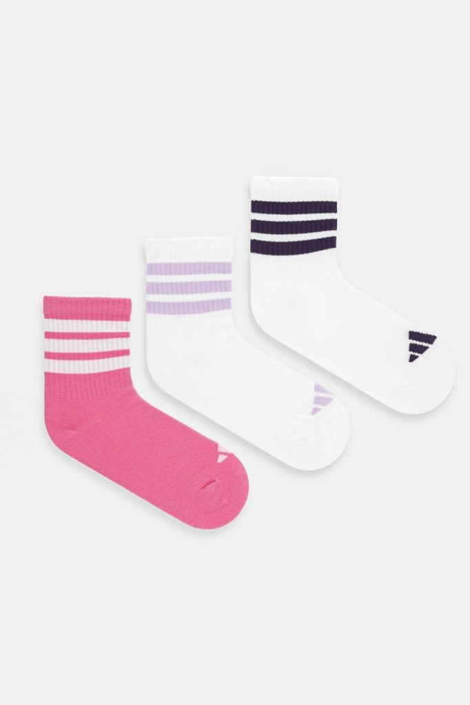 adidas Performance șosete copii 3-pack culoarea alb