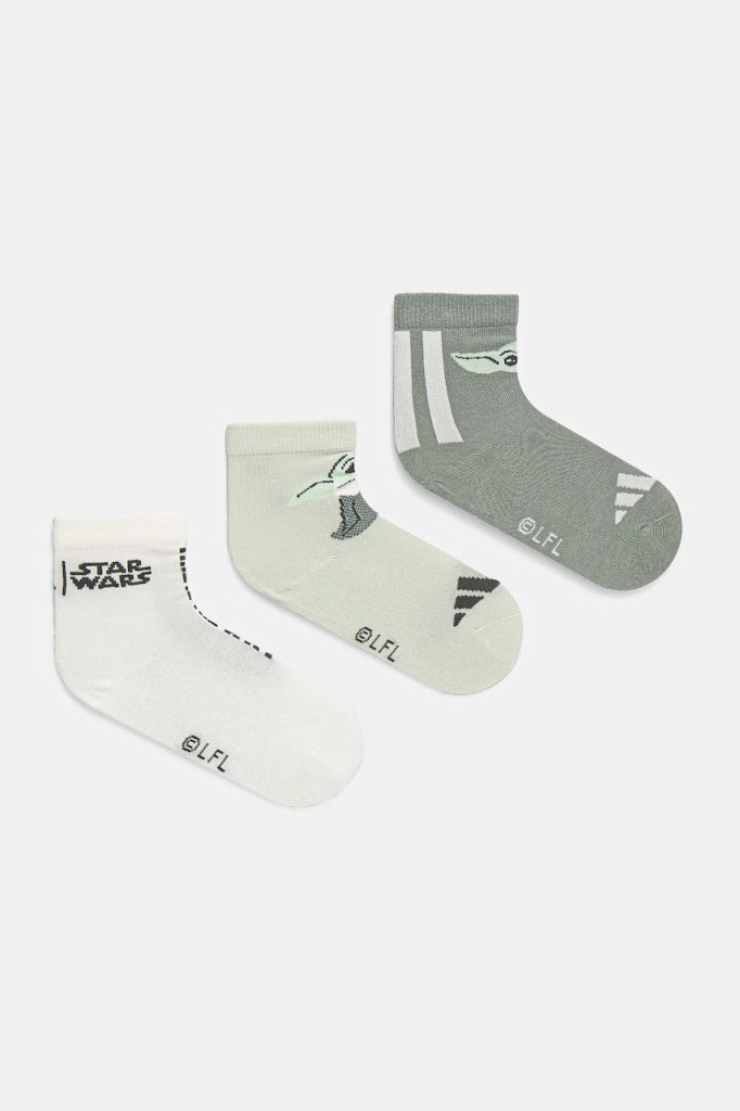 adidas Performance sosete copii x Star Wars 3-pack culoarea verde