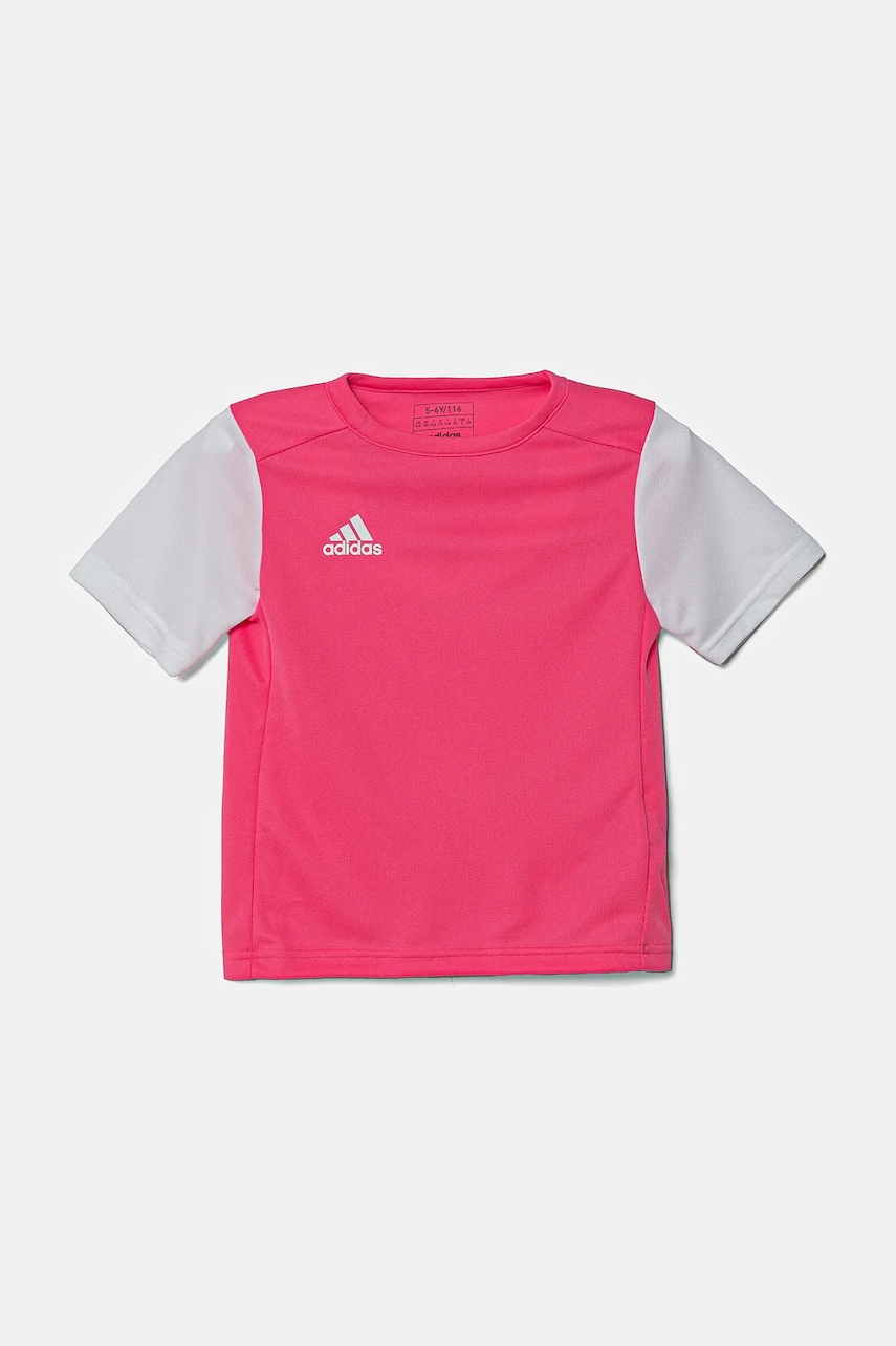 adidas Performance tricou copii culoarea roz