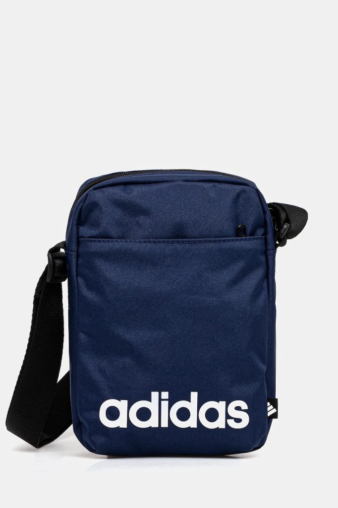 adidas borseta LINEAR ORG culoarea albastru marin