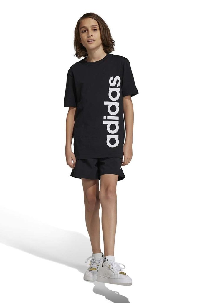 adidas pantaloni scurti copii culoarea negru