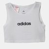adidas top din bumbac culoarea alb