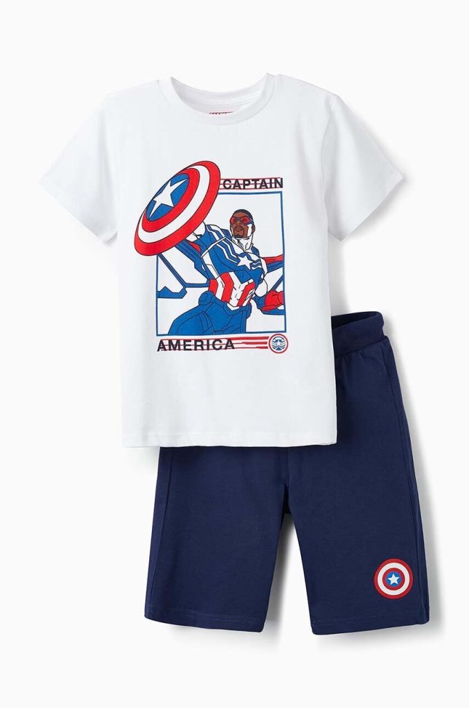 zippy set de bumbac pentru copii culoarea verde-Îmbrăcăminte