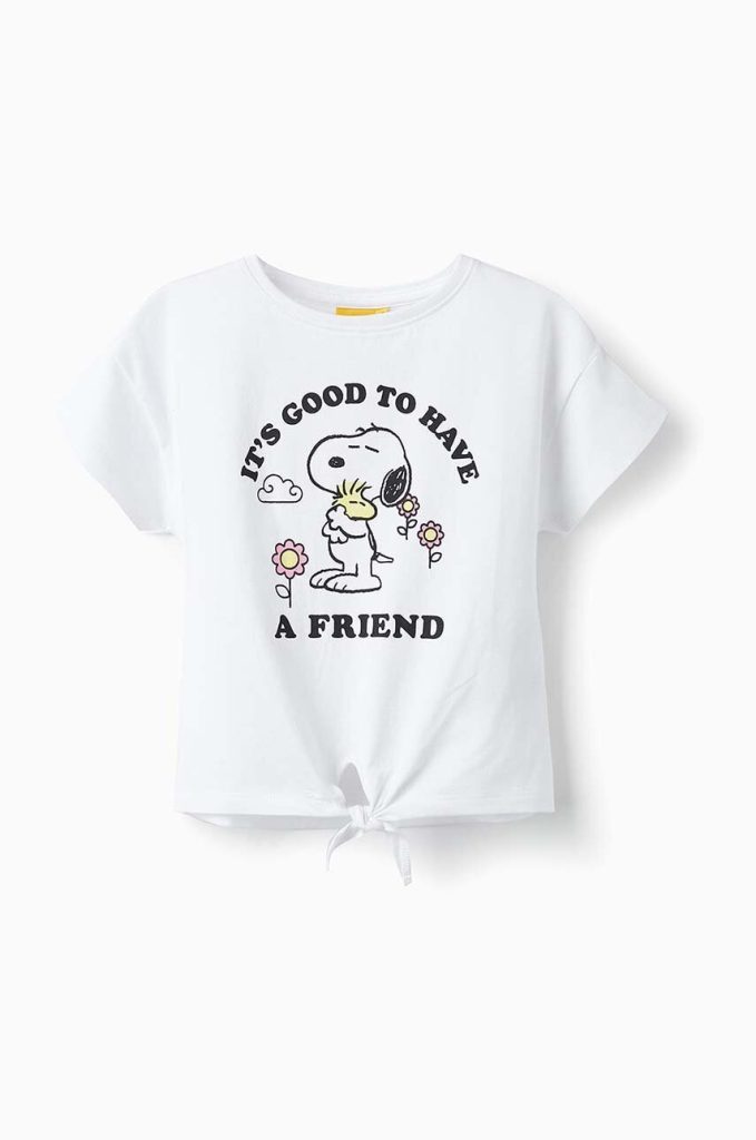 zippy tricou de bumbac pentru copii culoarea alb-Îmbrăcăminte