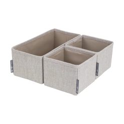 Bigso Box of Sweden organizator pentru sertare culoarea bej-Depozitare și organizare
