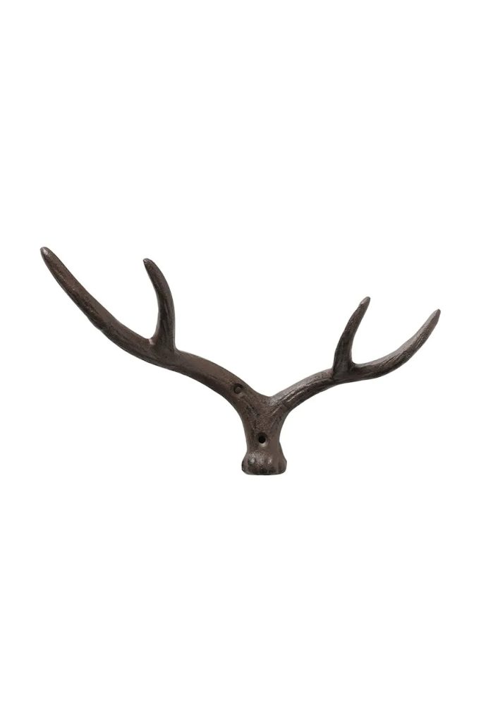 Boltze cuier de perete pentru haine Antler 17 cm culoarea negru-Depozitare și organizare