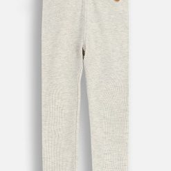 Coccodrillo leggins din bumbac pentru bebeluși culoarea gri