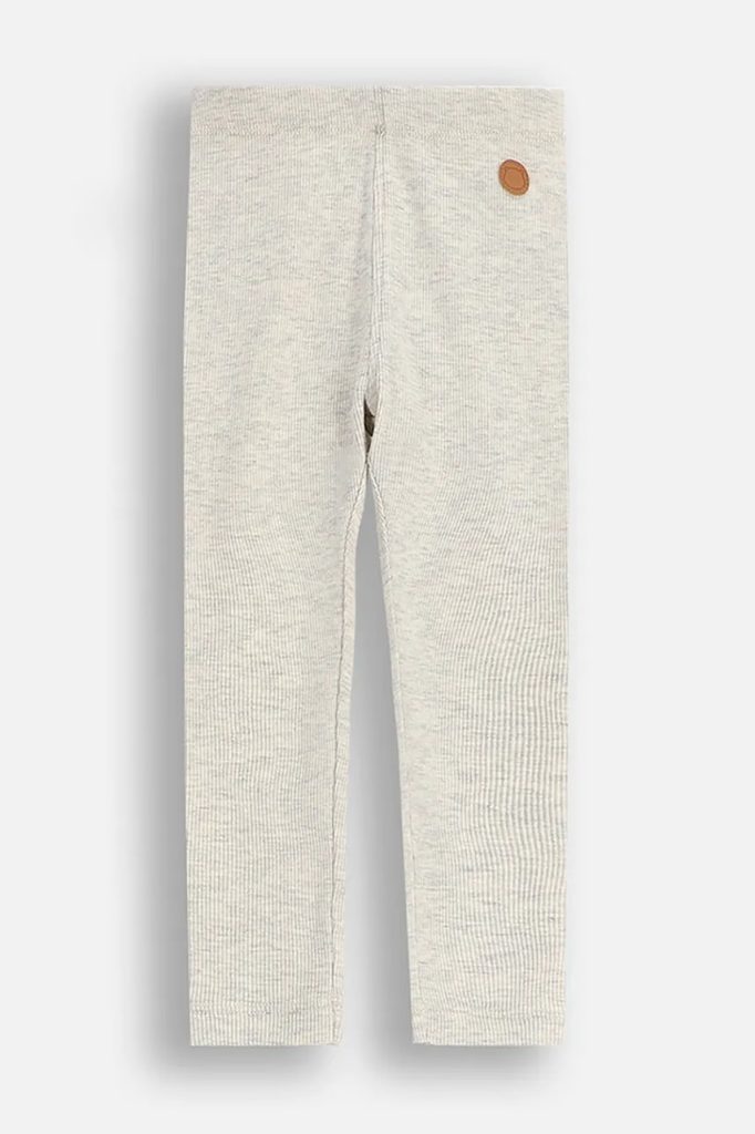 Coccodrillo leggins din bumbac pentru bebeluși culoarea gri