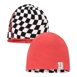 Coccodrillo sapca reversibila pentru copii culoarea rosu