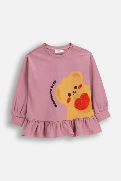 Coccodrillo tricou copii culoarea roz