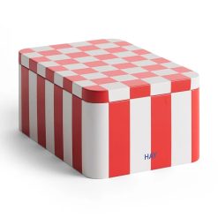 HAY recipient cu capac Tin Container S/17 x 11