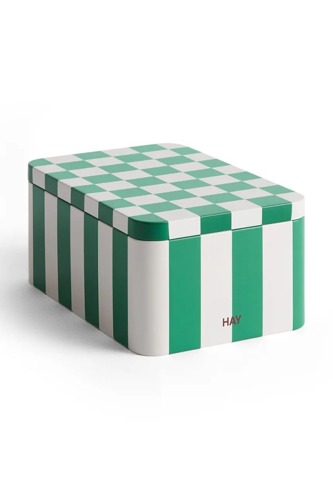 HAY recipient cu capac Tin Container S/17 x 11