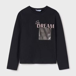 Mayoral longsleeve copii culoarea negru