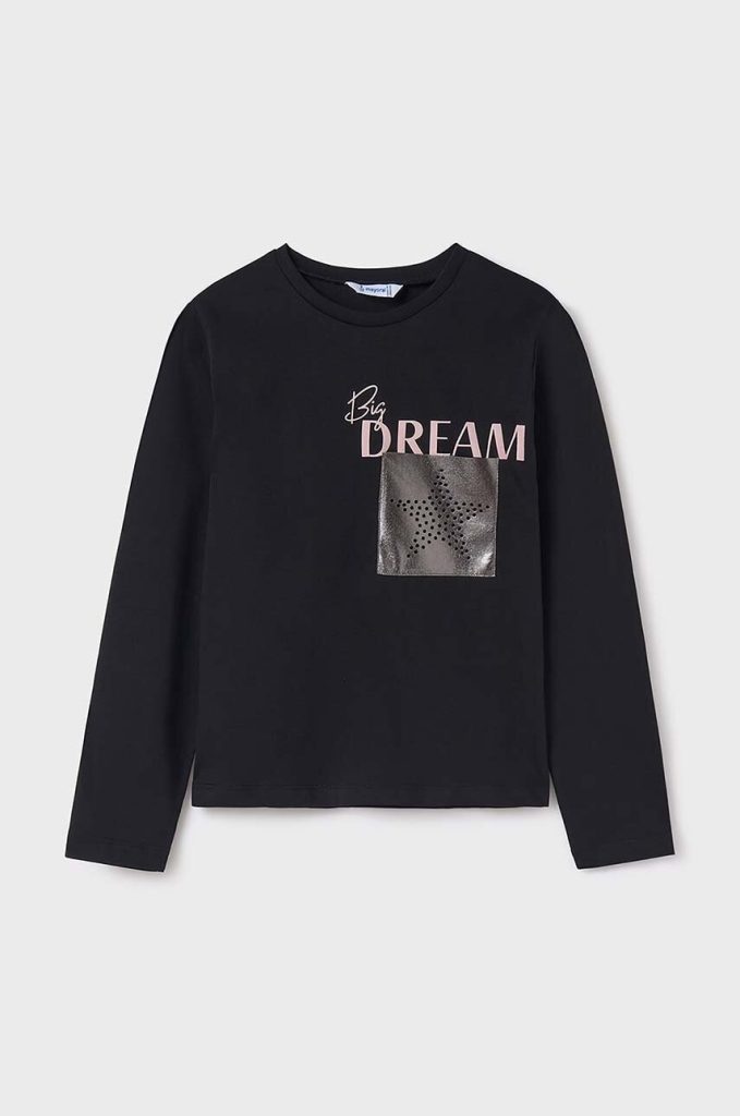 Mayoral longsleeve copii culoarea negru