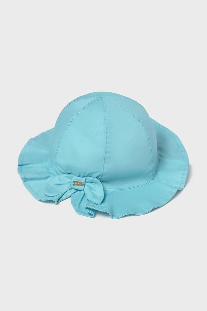 Mayoral pălărie din bumbac pentru copii culoarea turcoaz