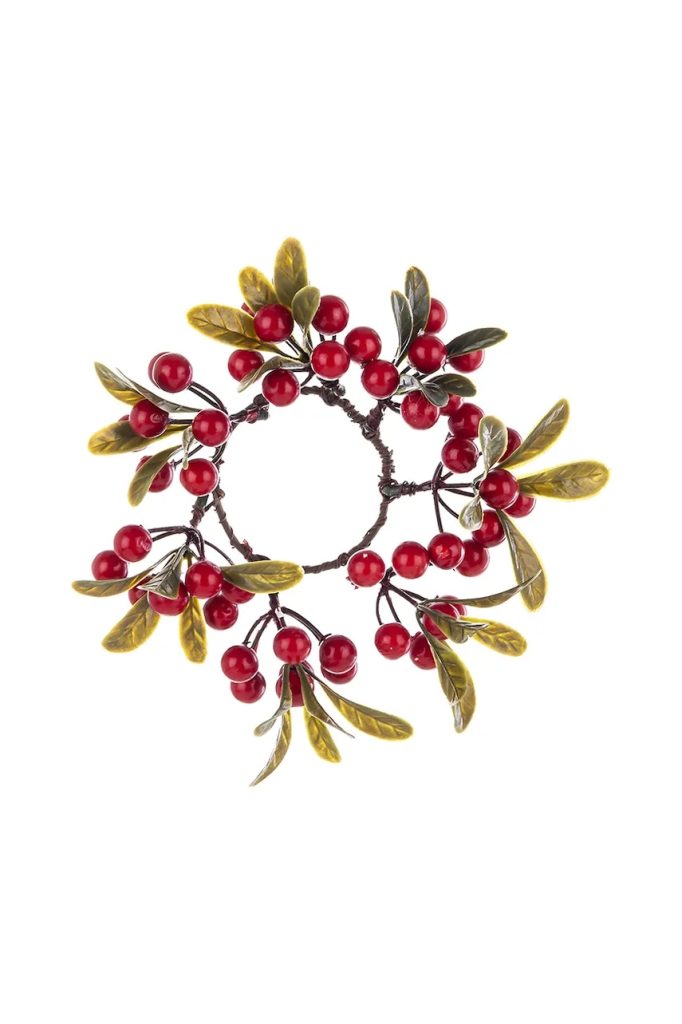 glob de crăciun 18 x 18 x 6 cm culoarea roșu-Decorațiuni de Crăciun